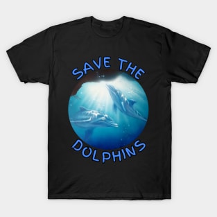 Save the Dolphins marine life T-Shirt